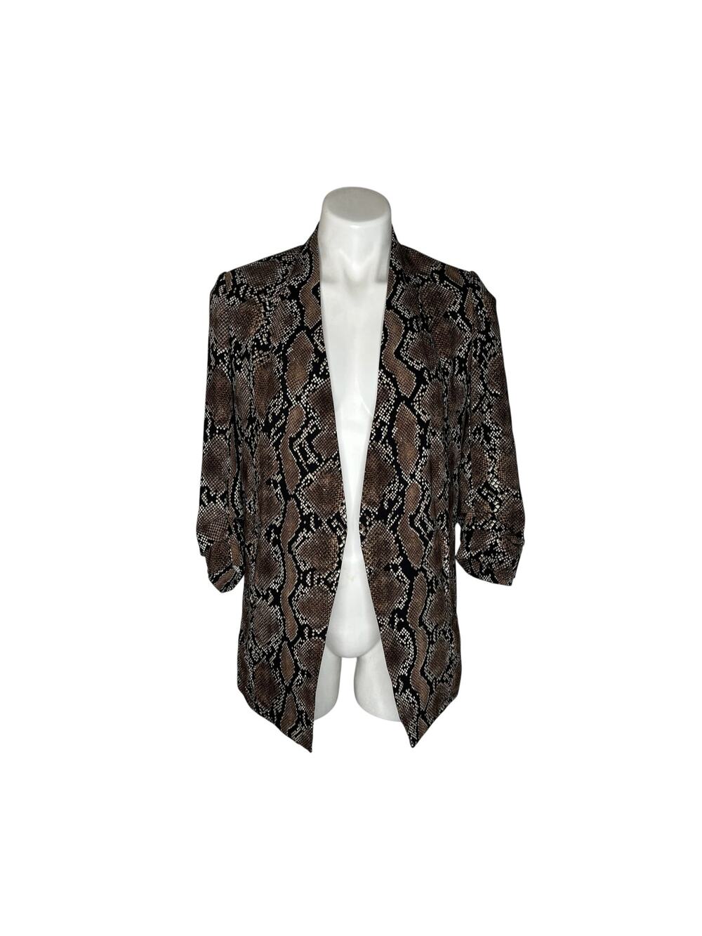 BABATON Power Hip Blazer Snake Print Size 4